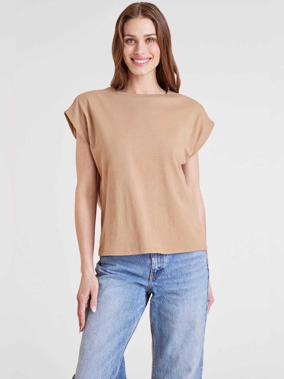 nuuds Muscle Tee, Cinnamon, Large